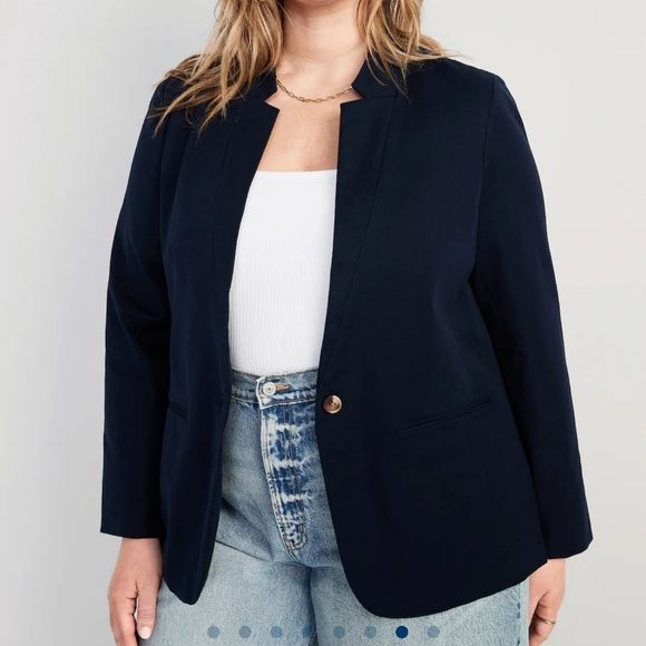 Old Navy Pixie Blazer Navy - Picture 3 of 7